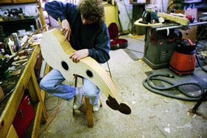 Harp Guitar Making